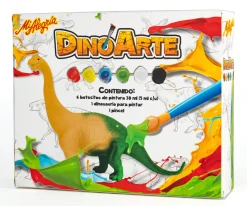 Dino Arte. Pinta a tu dinosaurio favorito y lleva a volar a tu imaginación. ¿Los dinosaurios tienen plumas? Tú lo decides con Dino Arte Mi Alegría. Dinosaurio: Alosaurio.*Mi Alegria mexico Fashion