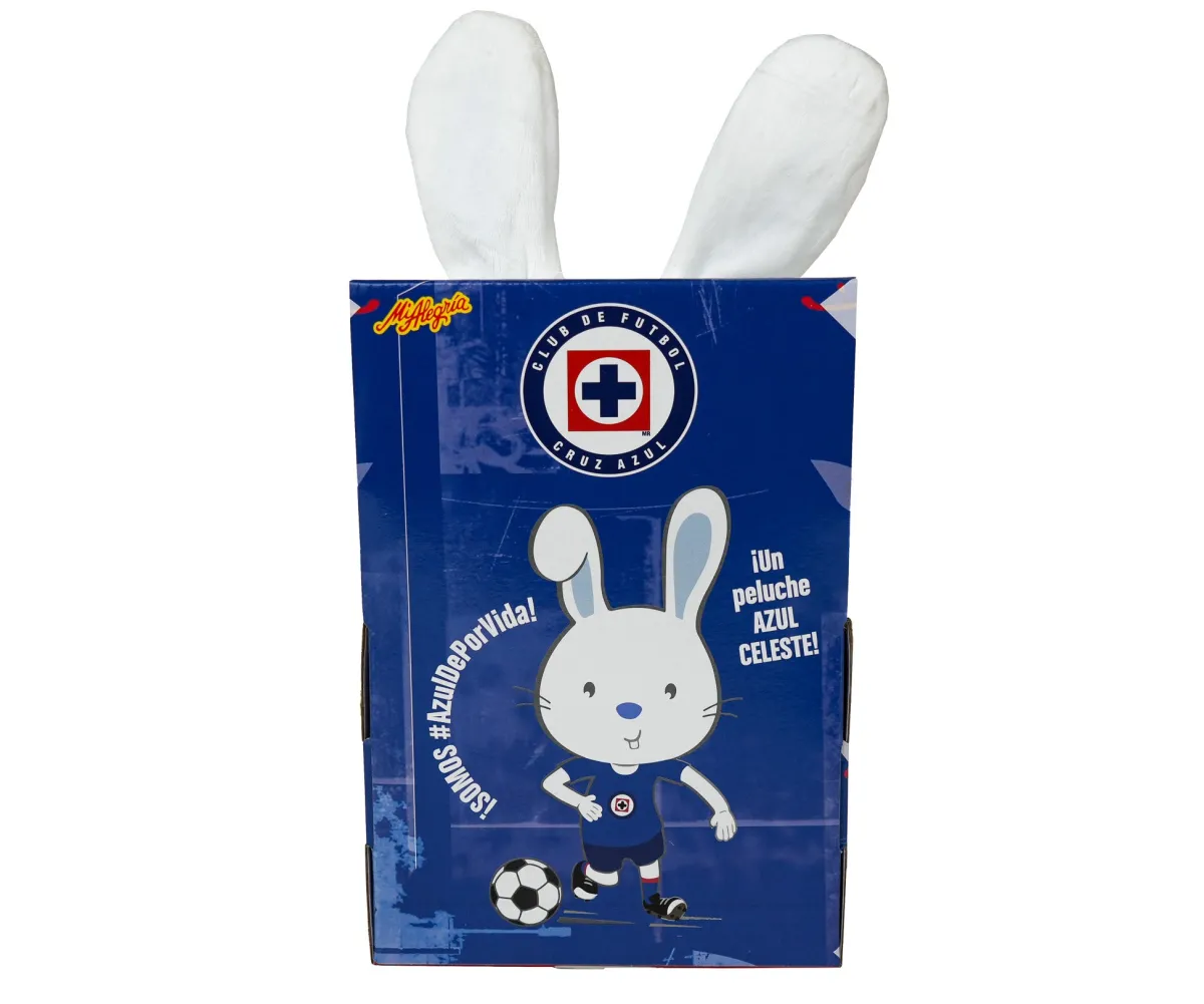 Peluche Conejo Mascota de Futbol Cruz Azul con Sonido Mi Alegría*Mi Alegria mexico Sale